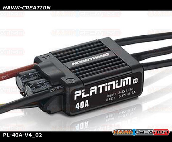 HobbyWing Platinum PRO V4 -40A (3S-4S)